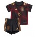 Maglie da calcio Germania Joshua Kimmich #6 Seconda Maglia Bambino Mondiali 2022 Manica Corta (+ Pantaloni corti)